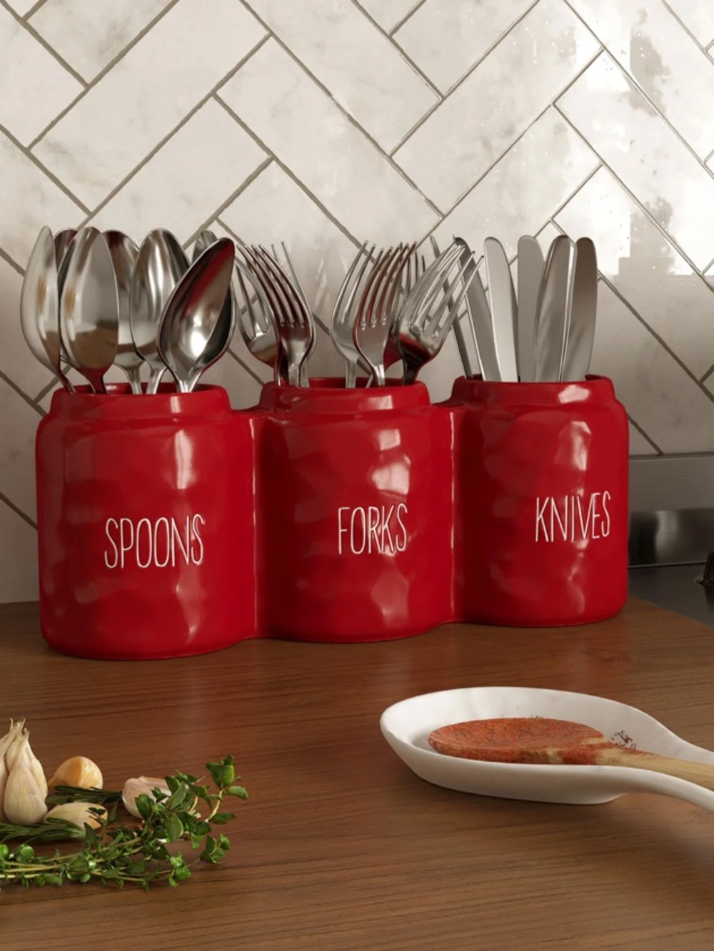 FUN silverware holder